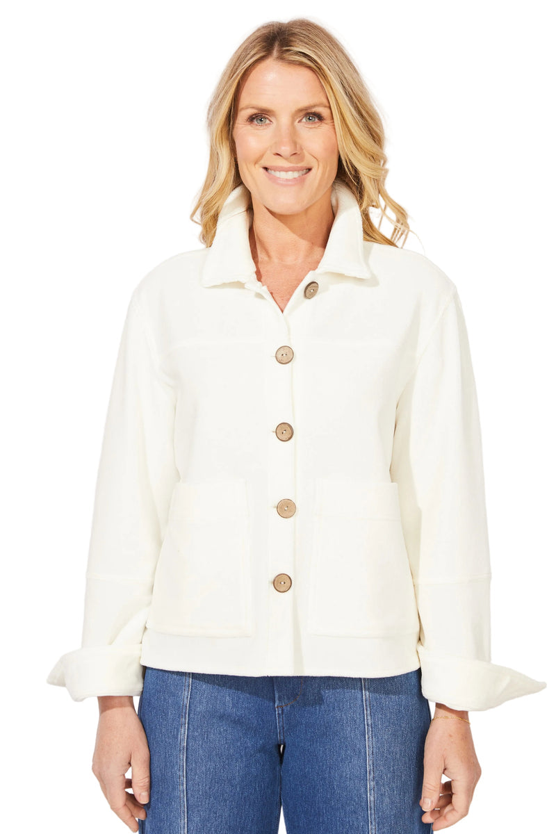 Corded Velour Camp Jacket