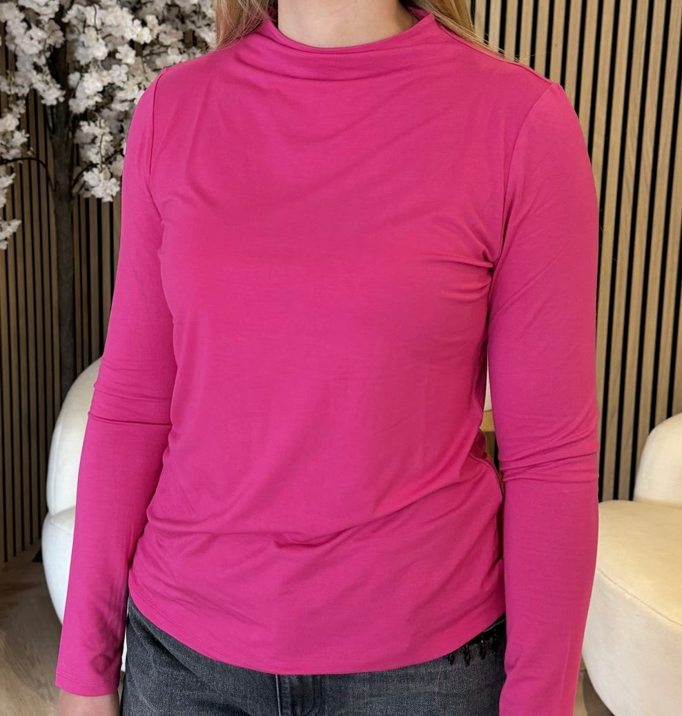 Berry Turtleneck