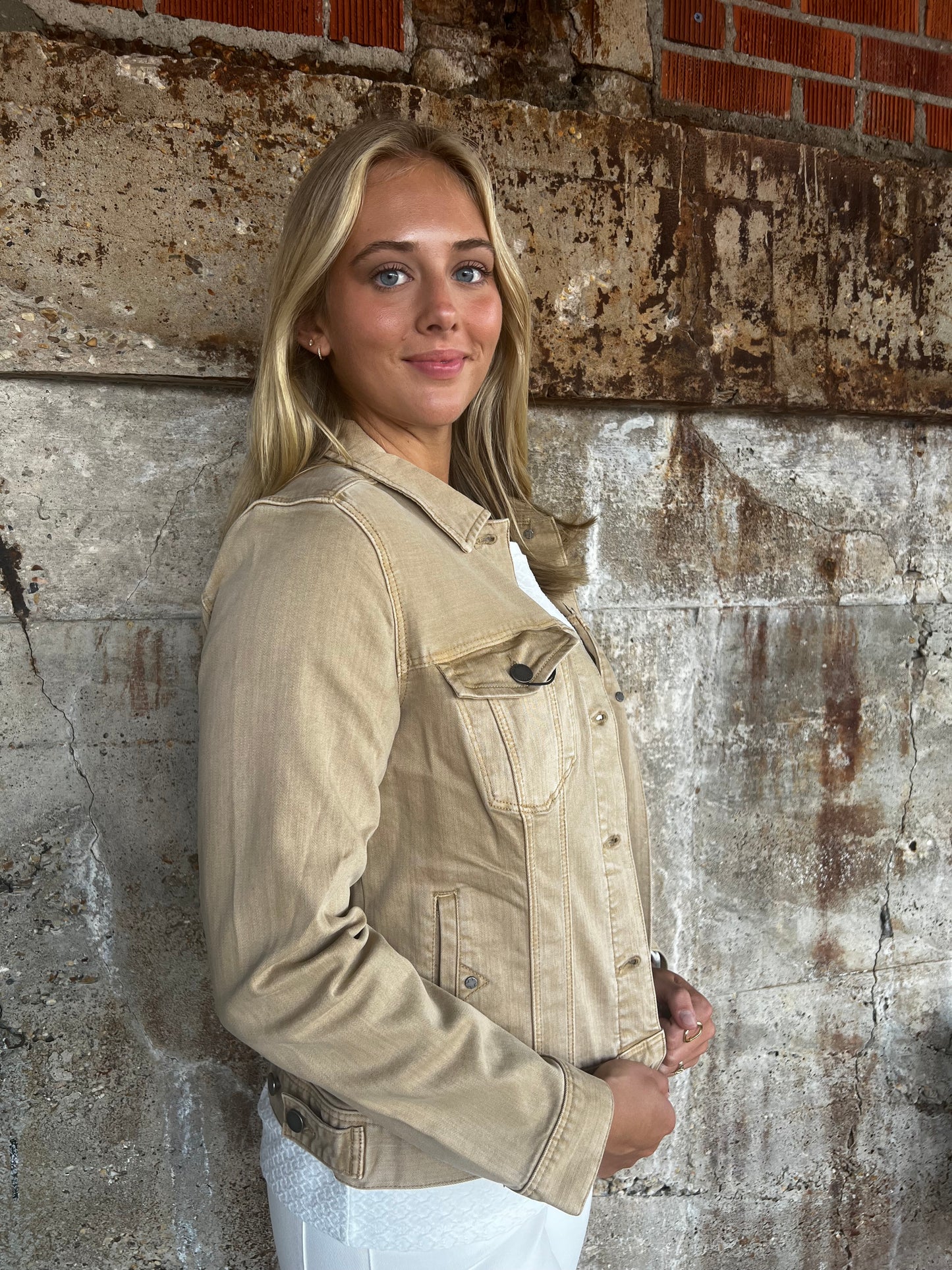 Liverpool classic Jean jacket Hayseed tan