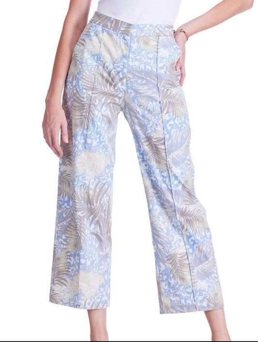 Front stitch ankle pant / desert palm
