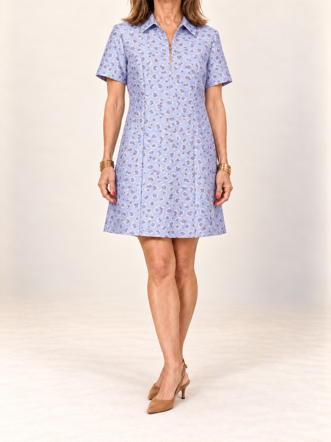 Front Zip fitted dress