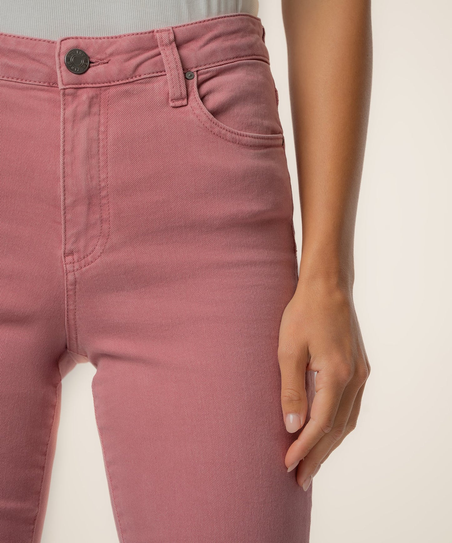 Kelsey High Rise Ankle Flare / Rose Garden
