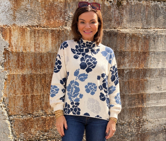 Mock Neck Loose Fit sweater