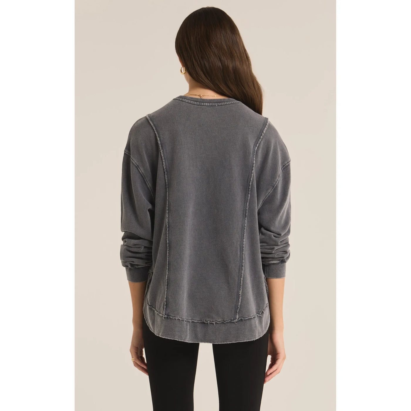 Z supply replay sweatshirt black sand