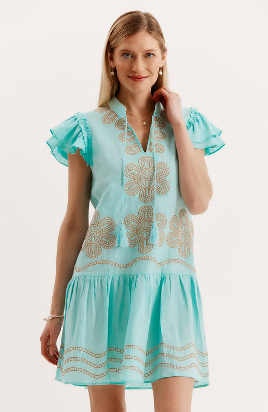 Aimee Embroidered Dress