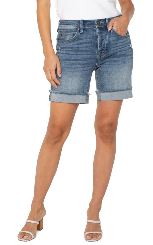 Denim Keeper Fray Cuff shorts / Fair Oaks