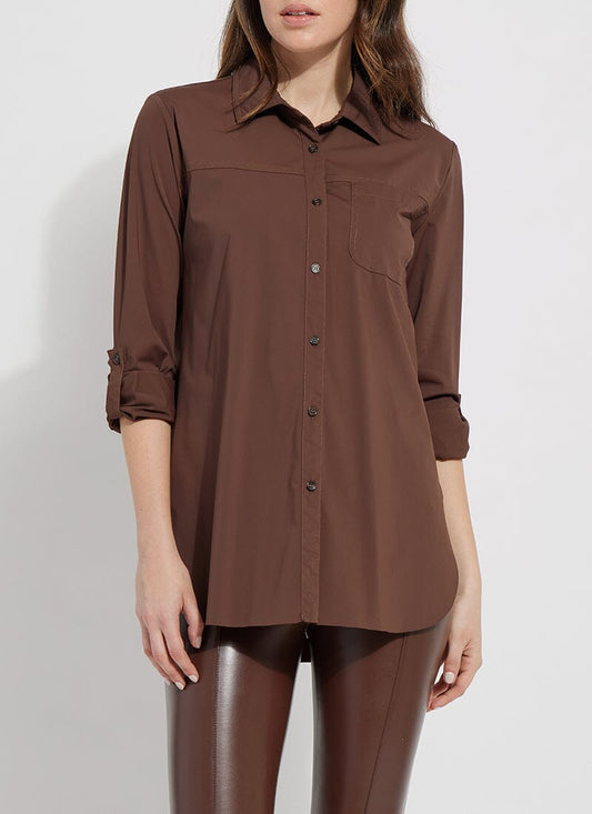 Schiffer Blouse/ cocoa