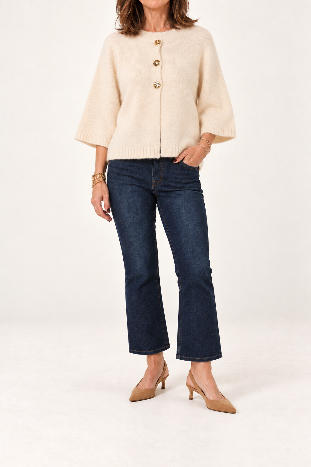 Sweater with Buttons