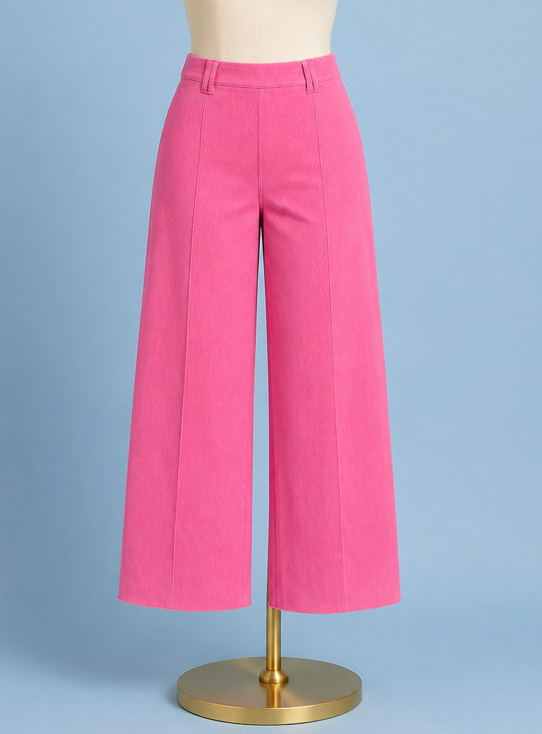 Erin Pintuck Reprieve Denim / Hot pink