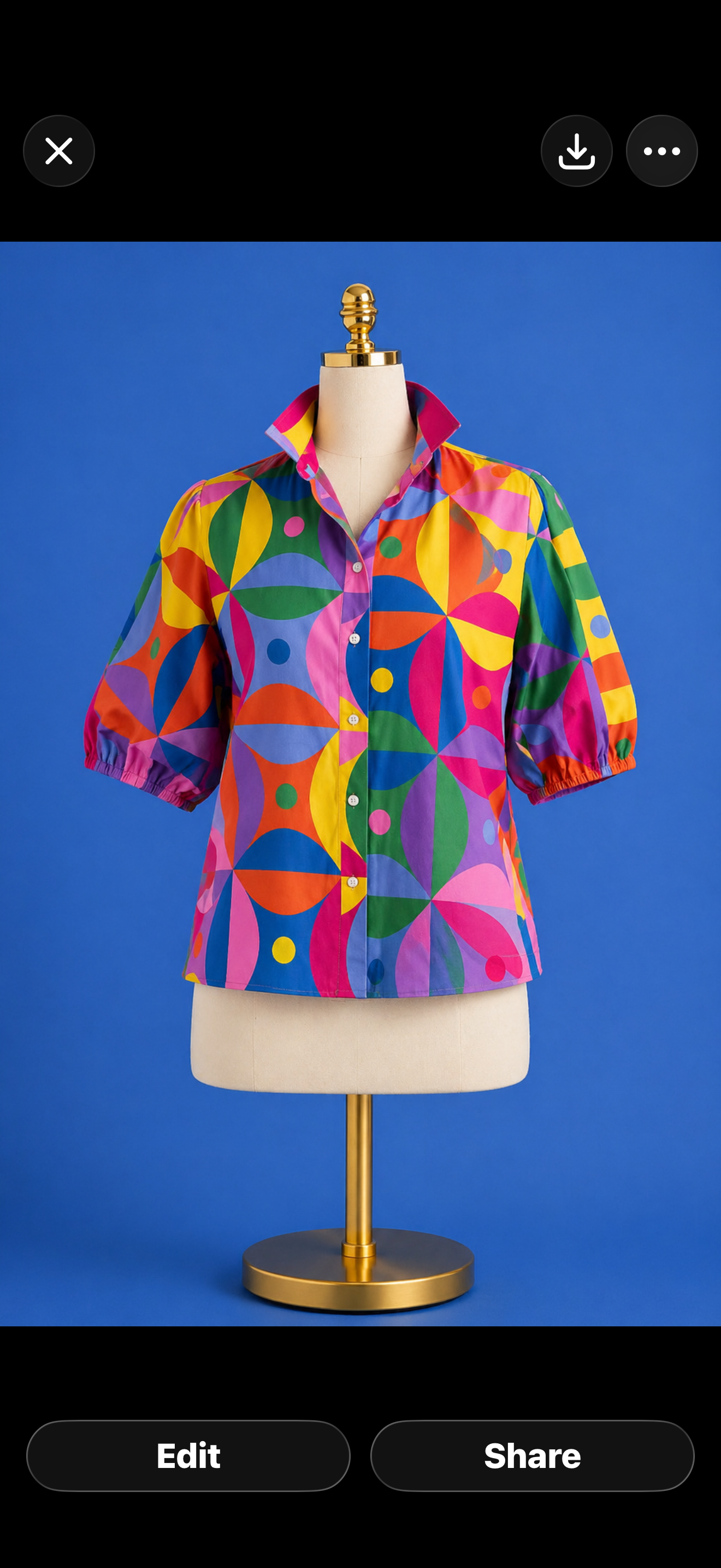 Bonny Top/ floral prism