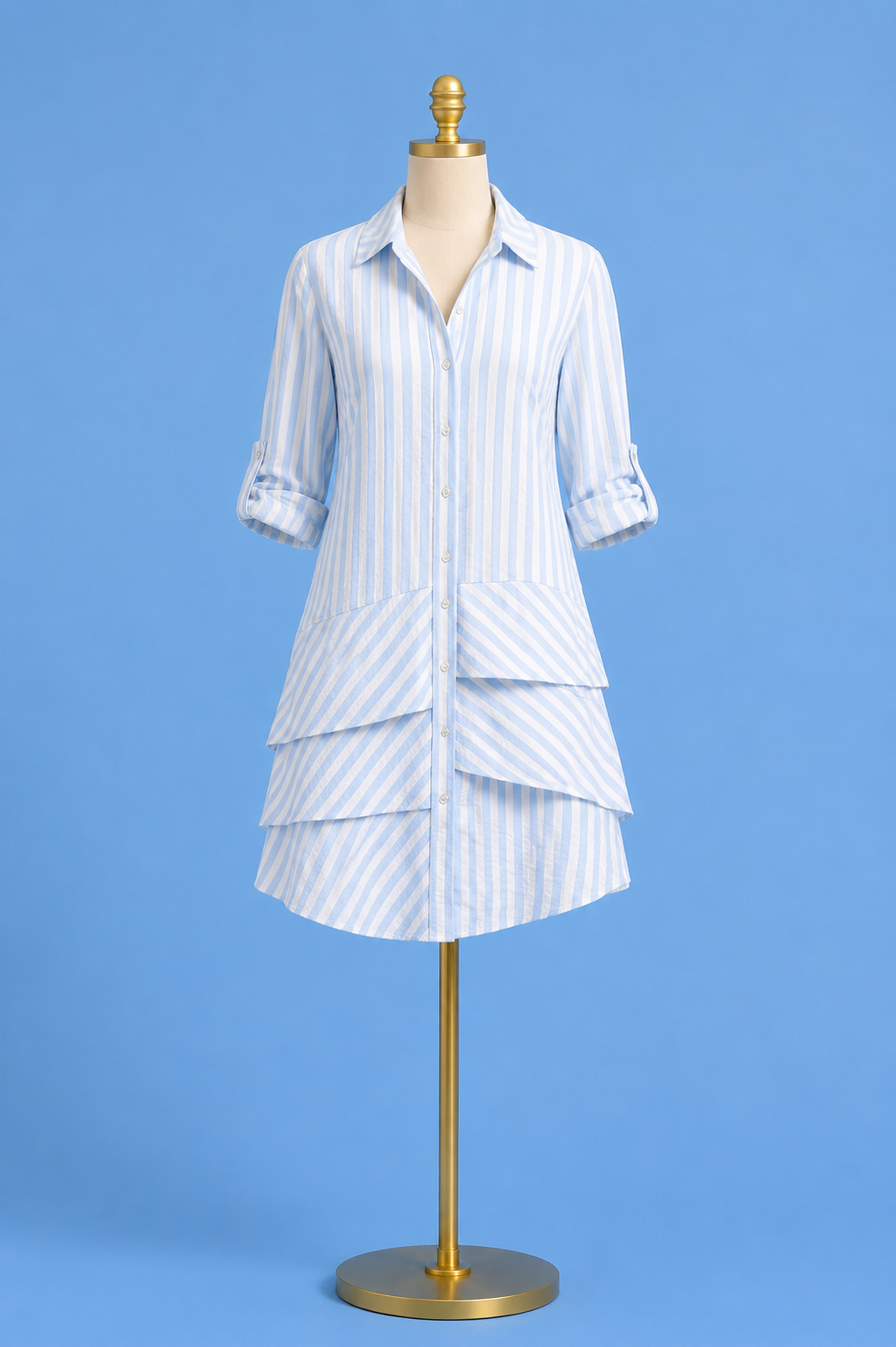 Jenna Dress Pastel Blue Dress