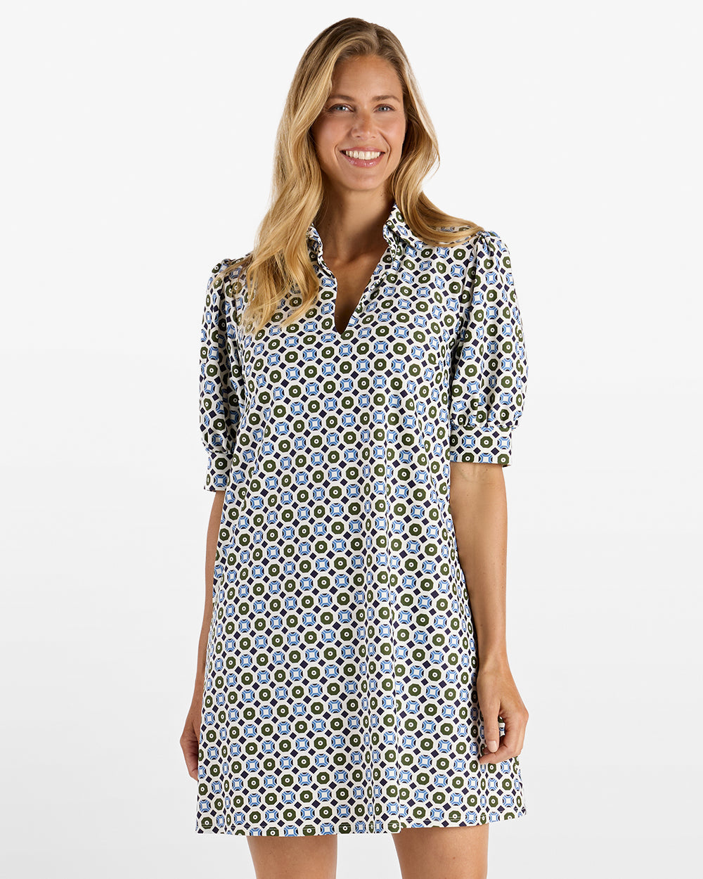 Emerson Dress/ Birdseye Geo
