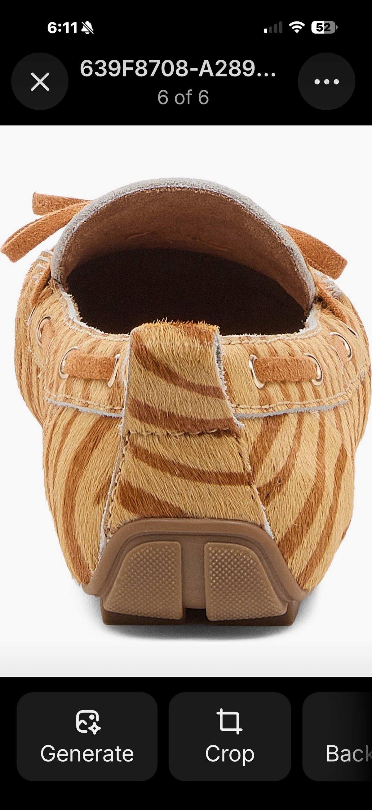 Driver loafer /Hair Calf