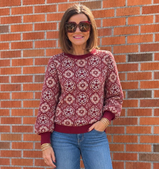 Lucie Sweater/ Desert Jewel