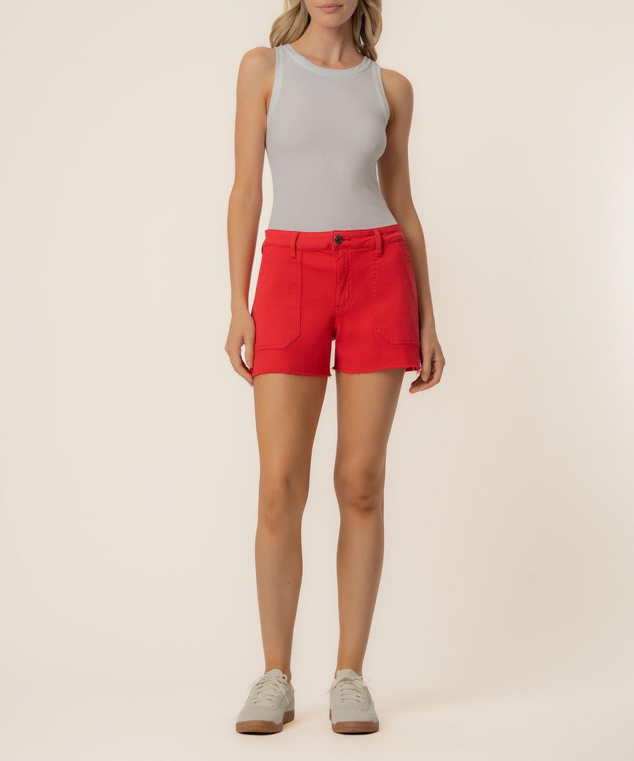 Jane High Rise shorts tomato