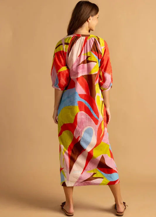 Madeline Dress / color block