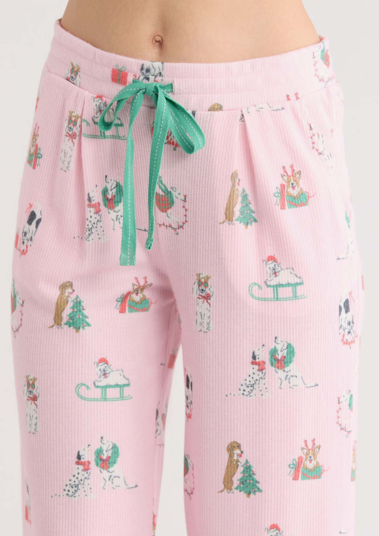 Peace & Pawlidays pajama set