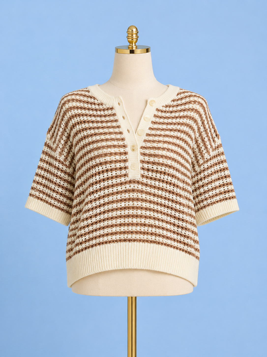 Kylo Striped sweater Taro