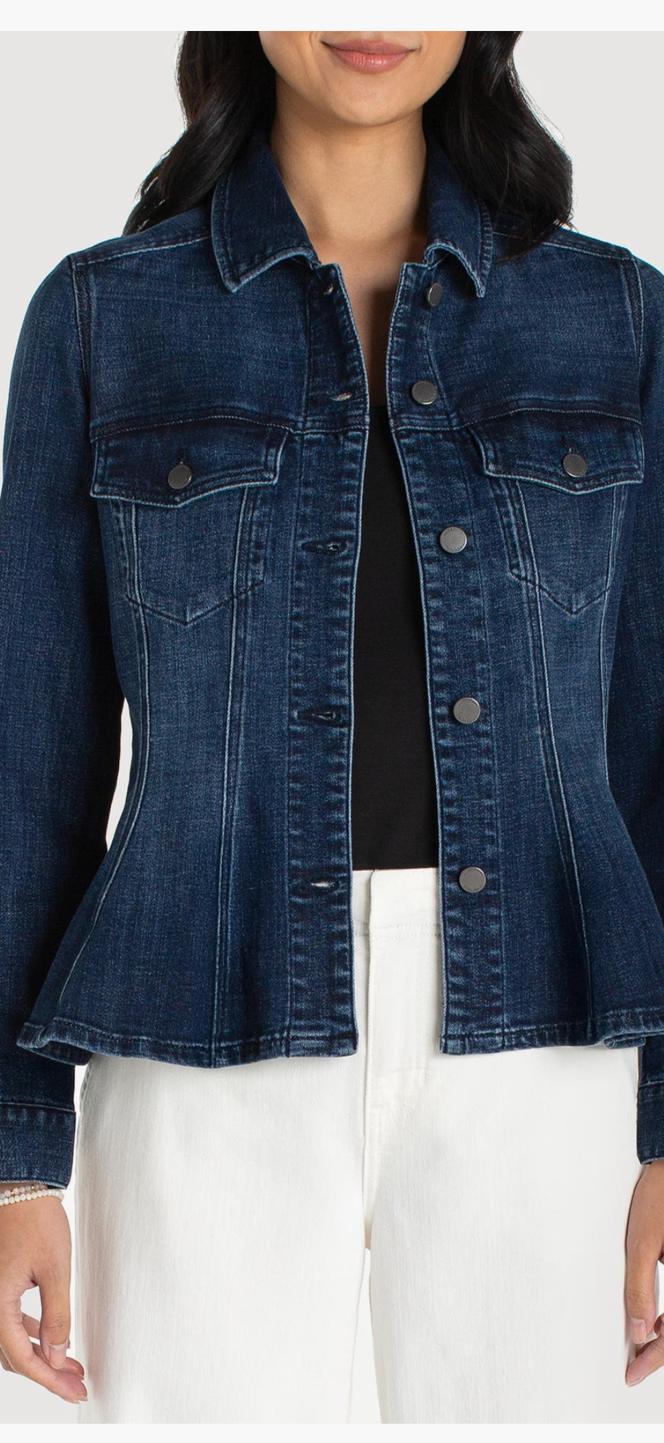 Fit and Flare Trucker Jacket / Delancy