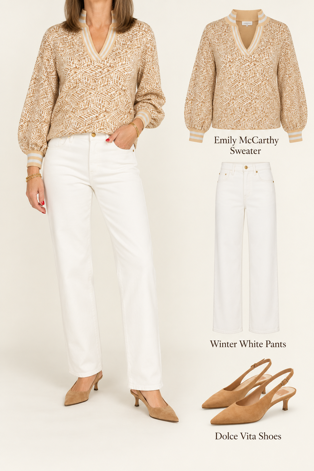 Lolli Sweater / Mosaic Monogram