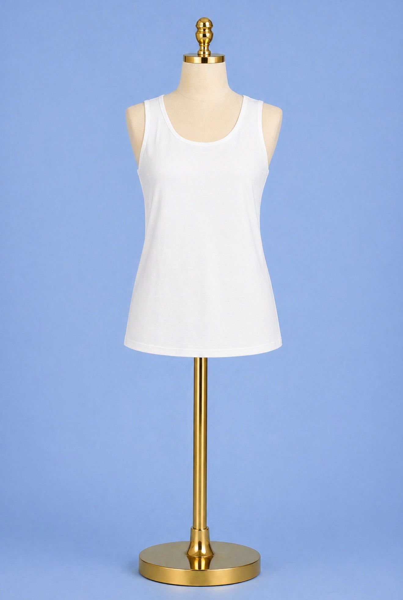 Layering tank/ white