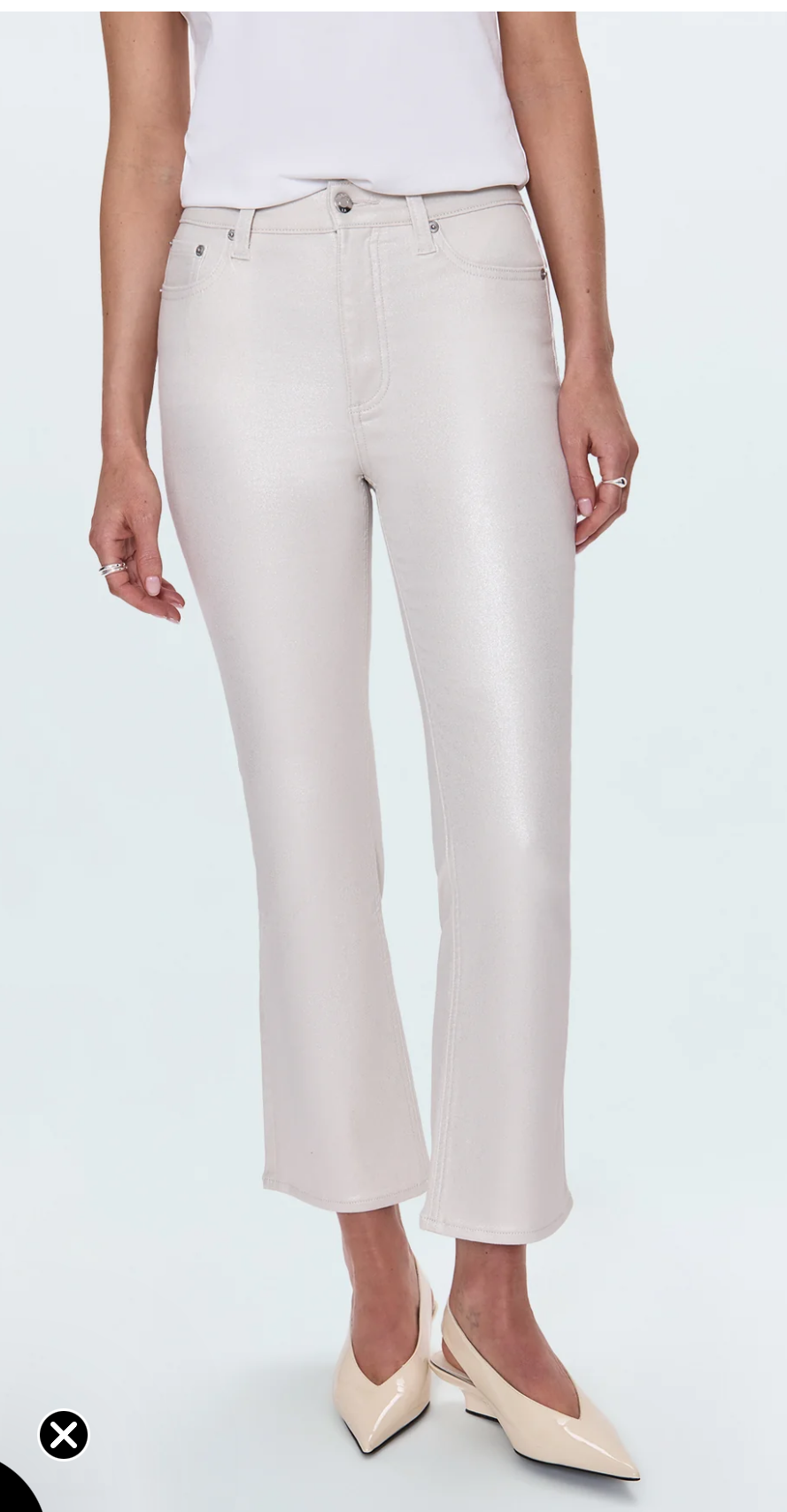 Lennon pant/ ivory luster