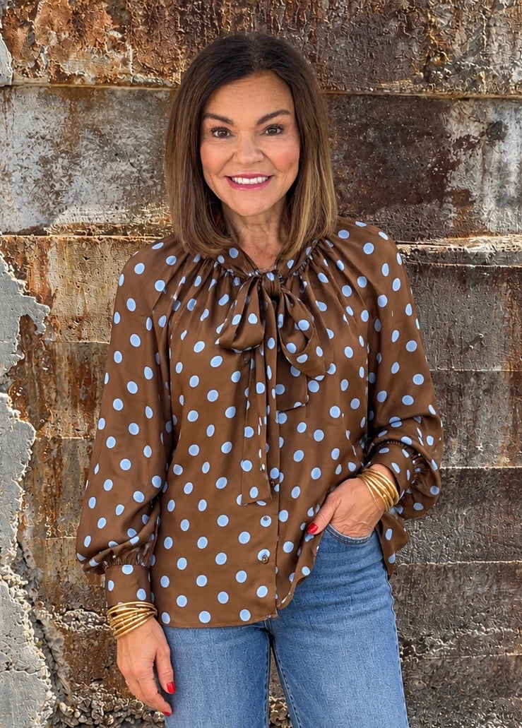Polka Dot Blouse