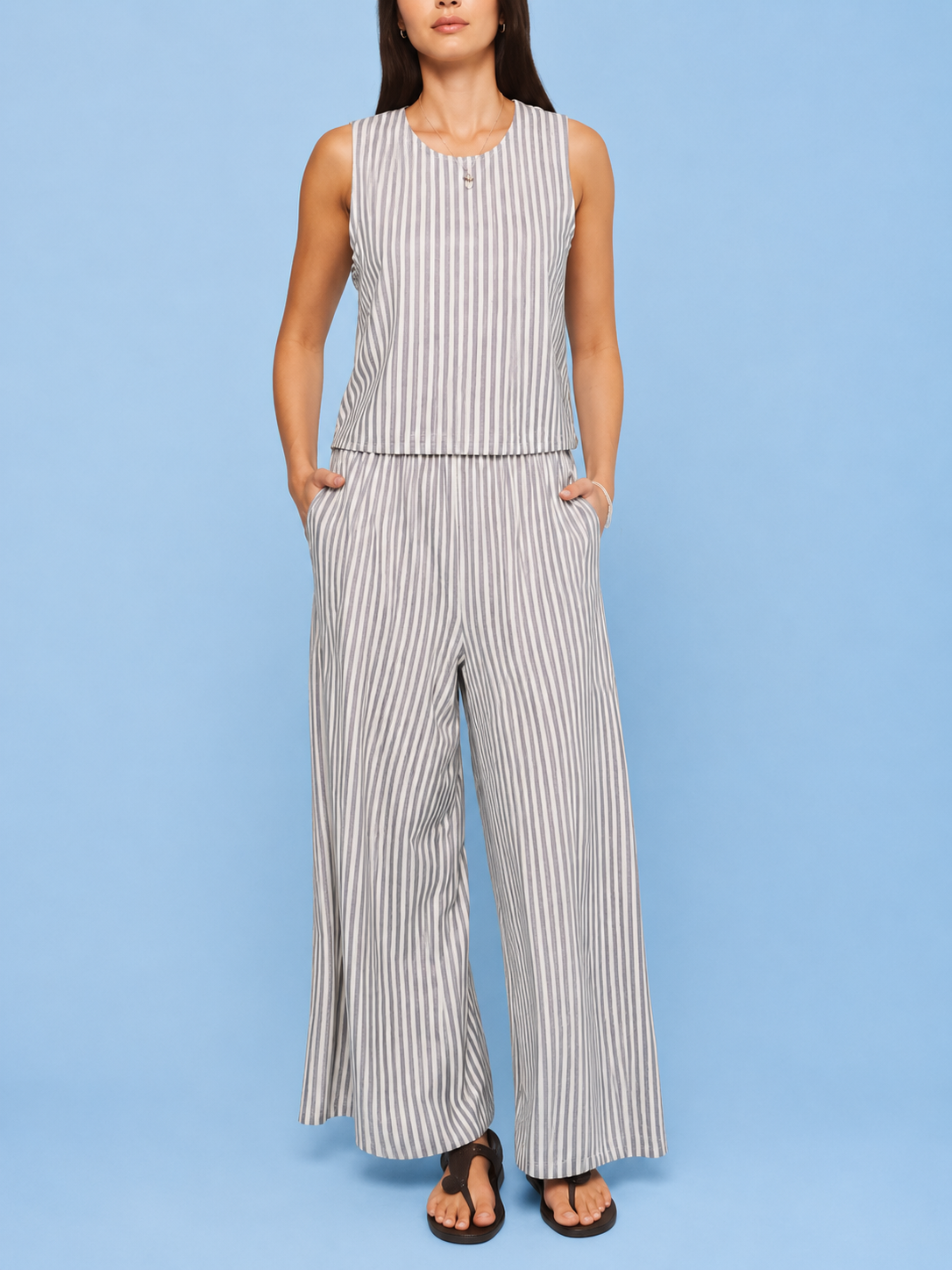 Scout knit striped pant