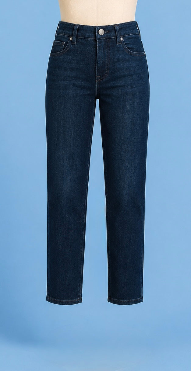Rowan comfort waist slim jean petunia blue