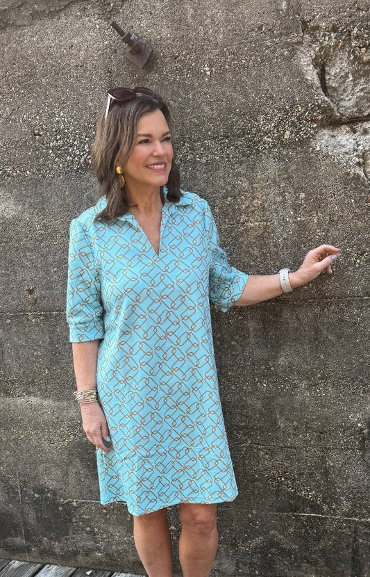 Teal dress