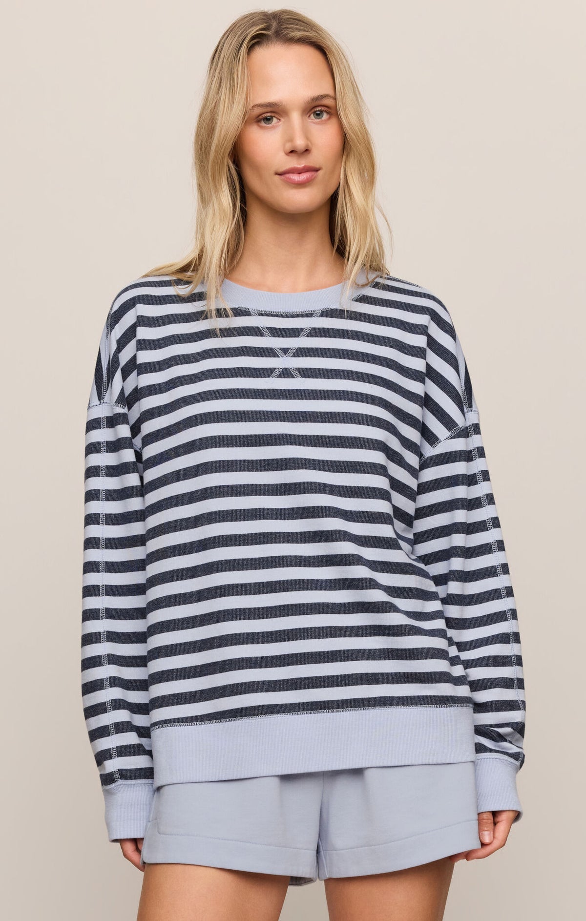 Everyday Striped Crew Eclipse