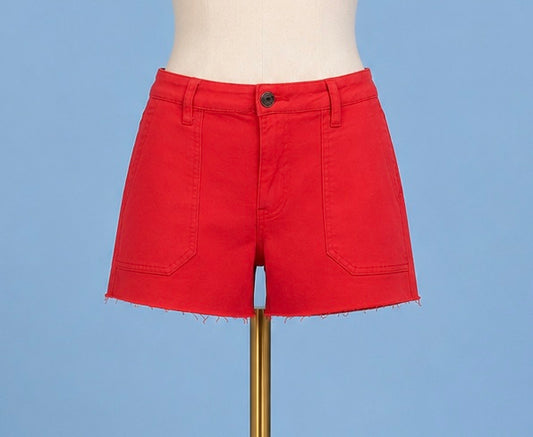 Jane High Rise shorts tomato