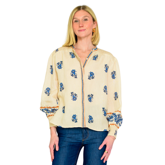 Emily Top/ Handkerchief Ivory