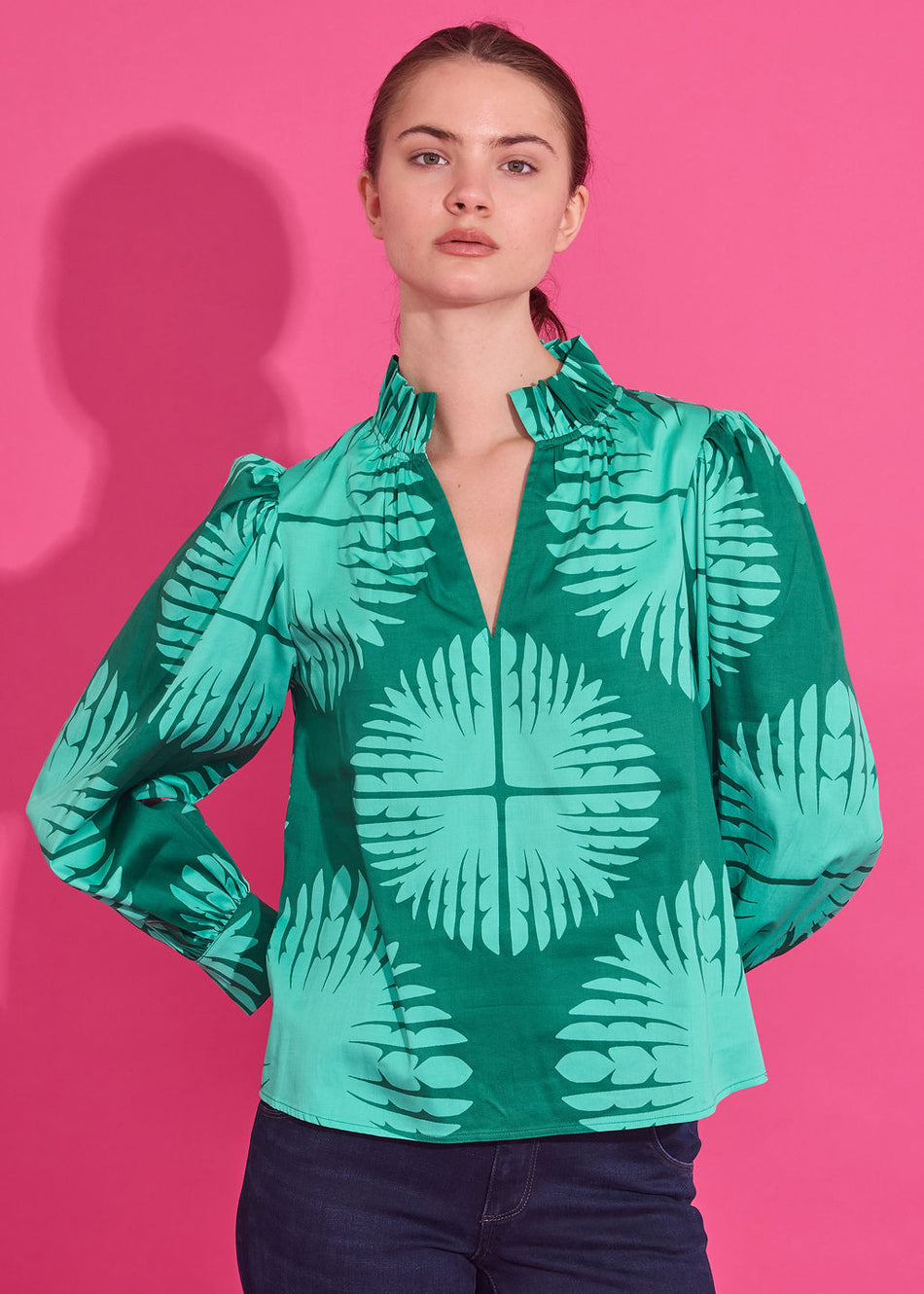 Phoebe Top/ Palm Royale