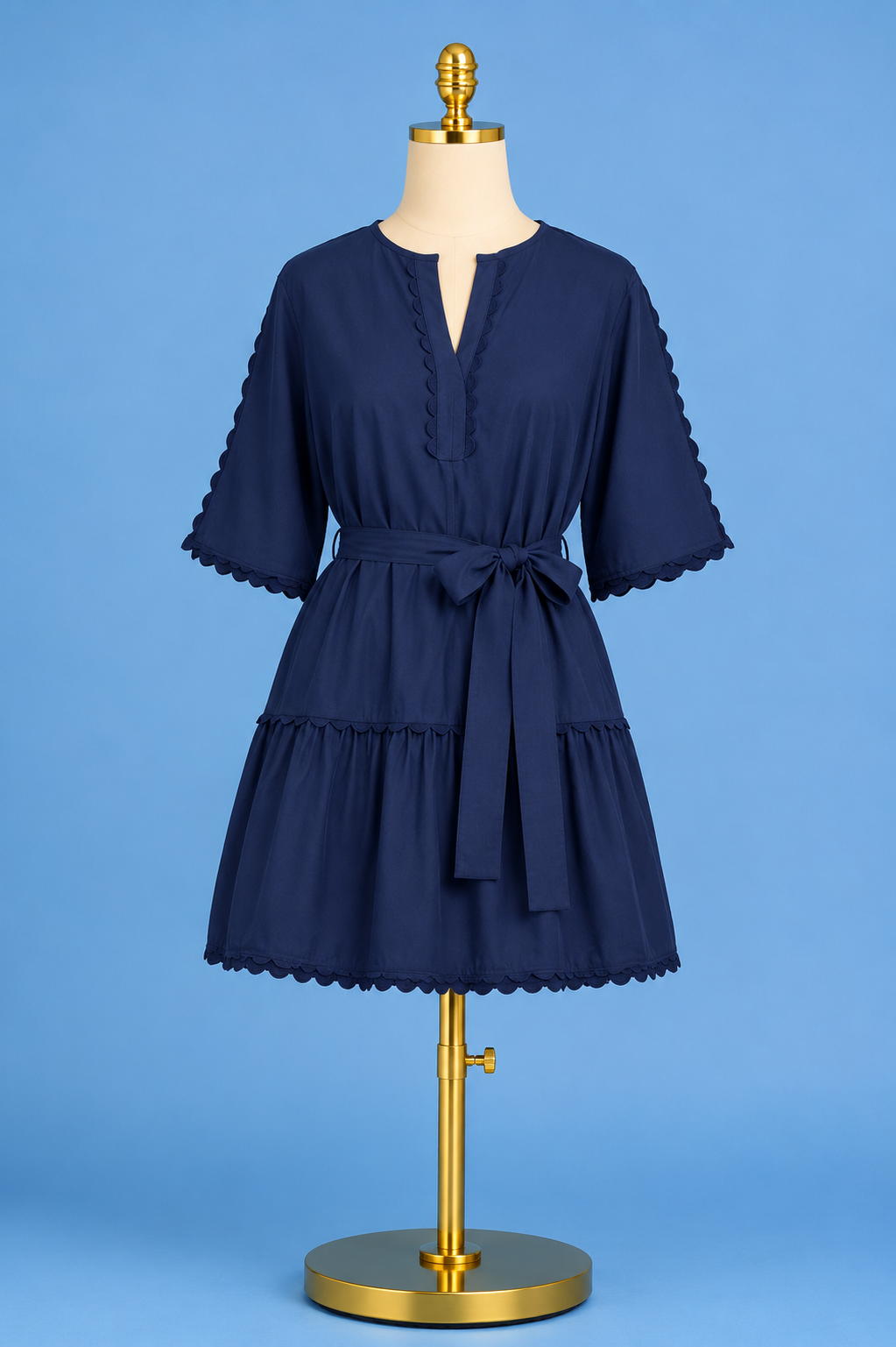 Ric Rac Navy Dress
