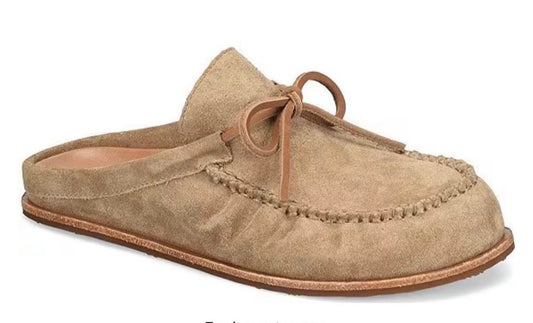 Alize moccasin in Taupe Suede