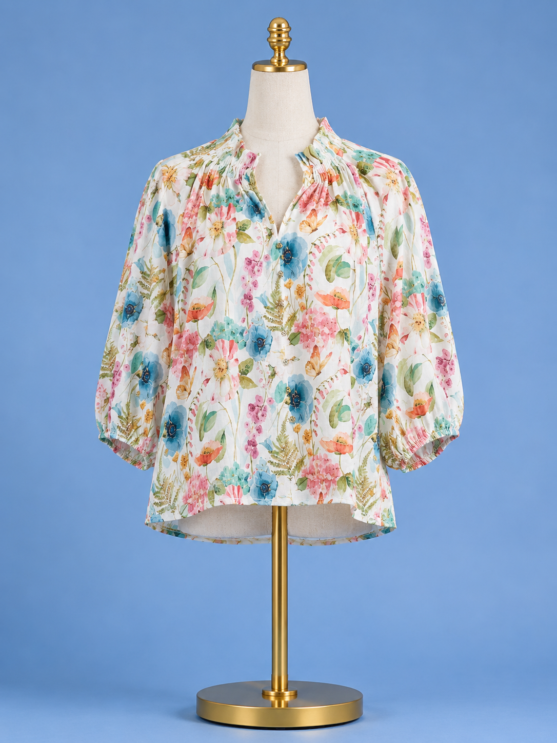 Wild Flower Peasant Top