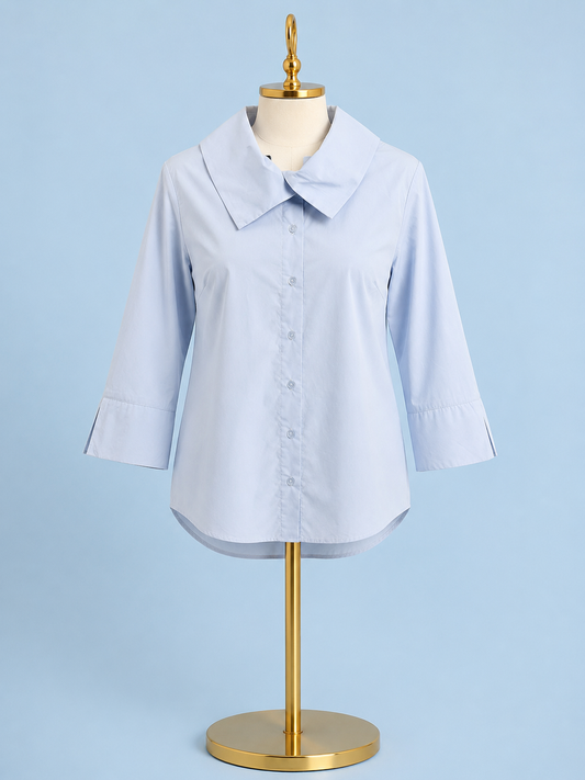 Sky Blue button blouse