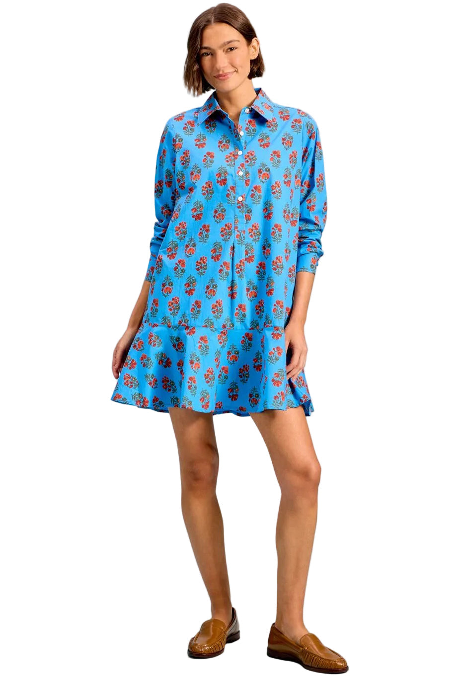 Polly Dress/ Woodbine
