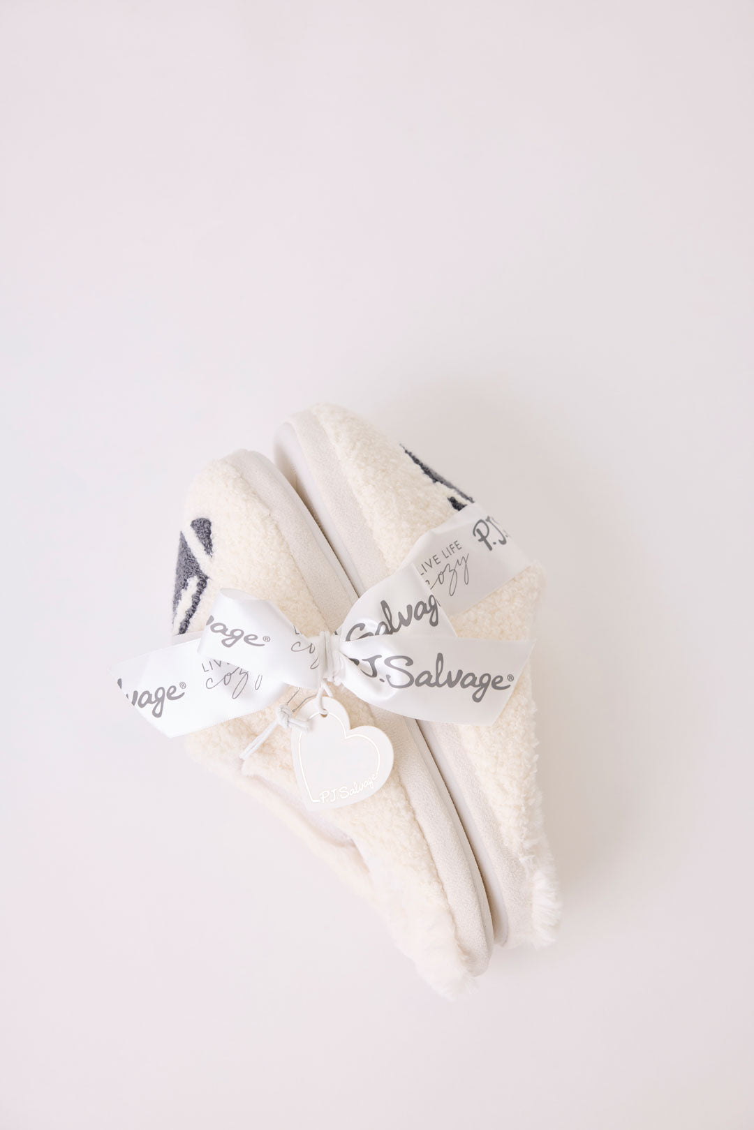 P.J. Salvage Game Day Slippers (Ivory)