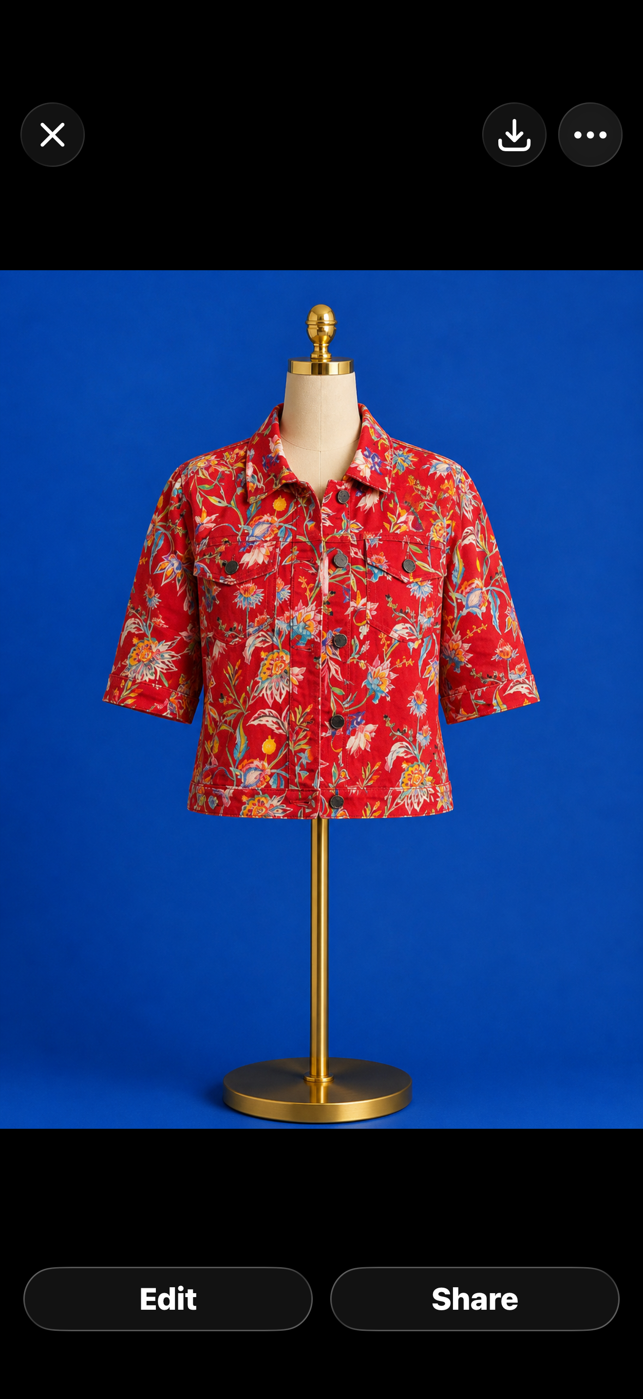 Short sleeve jacket
