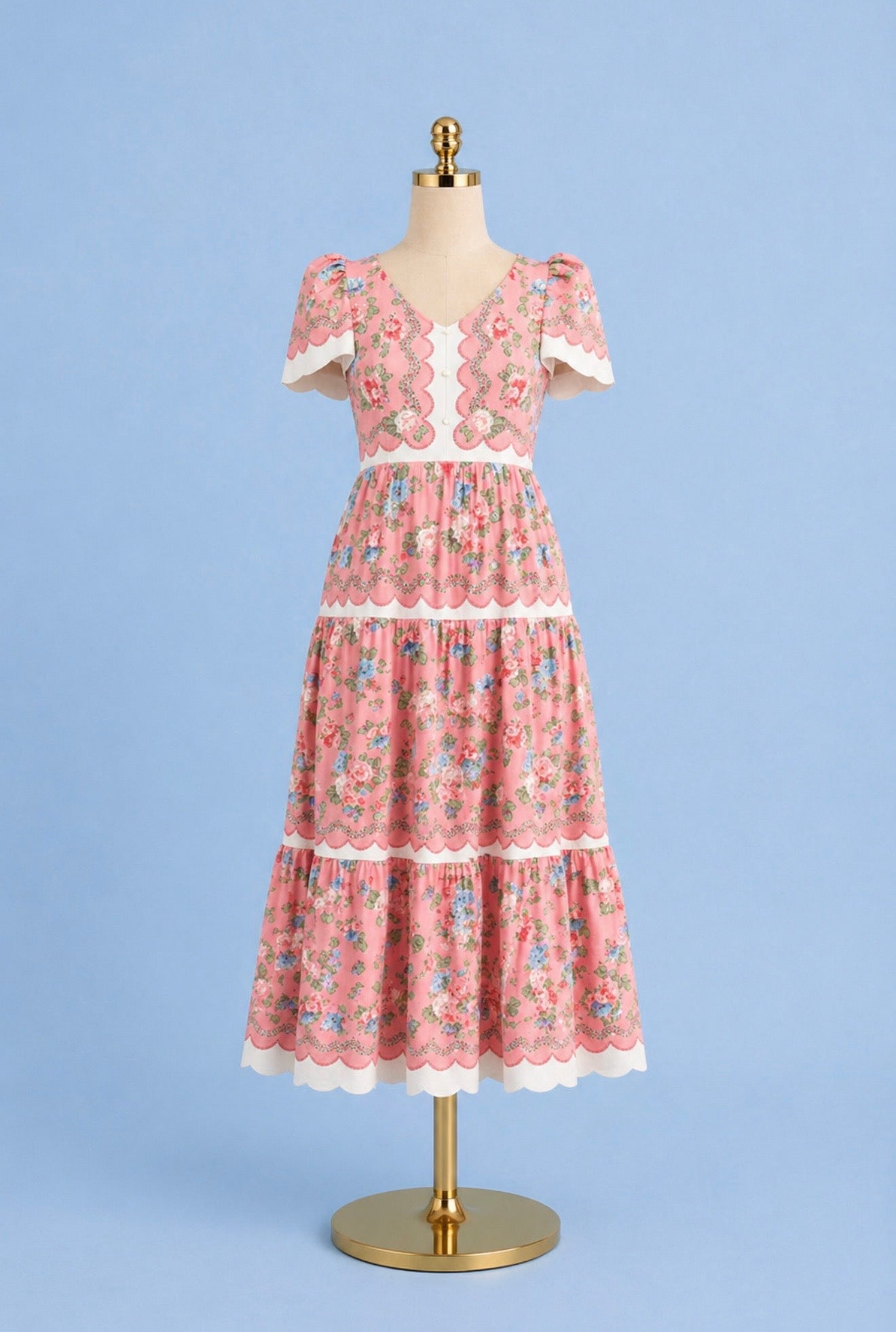 Agatha Dress/ cottage rose