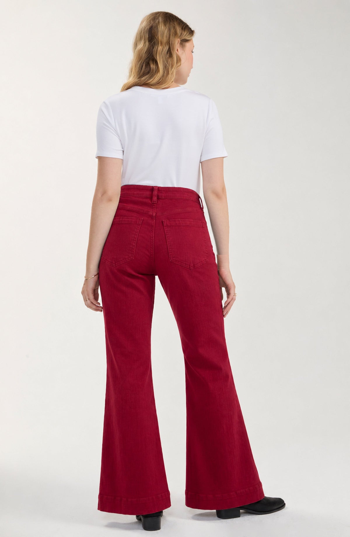 Hannah Comfort Waist/ Wild Cranberry