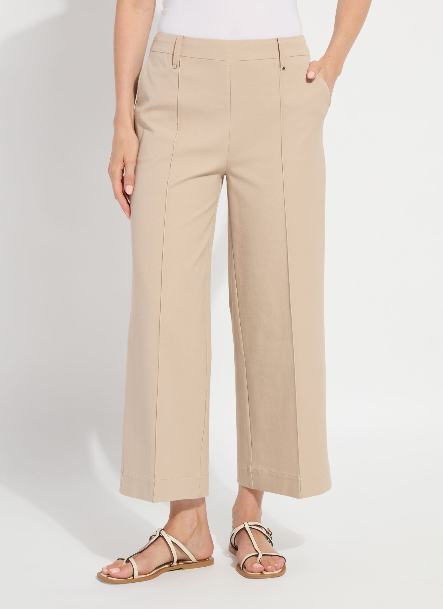 Miranda Straight Leg Trouser / khaki