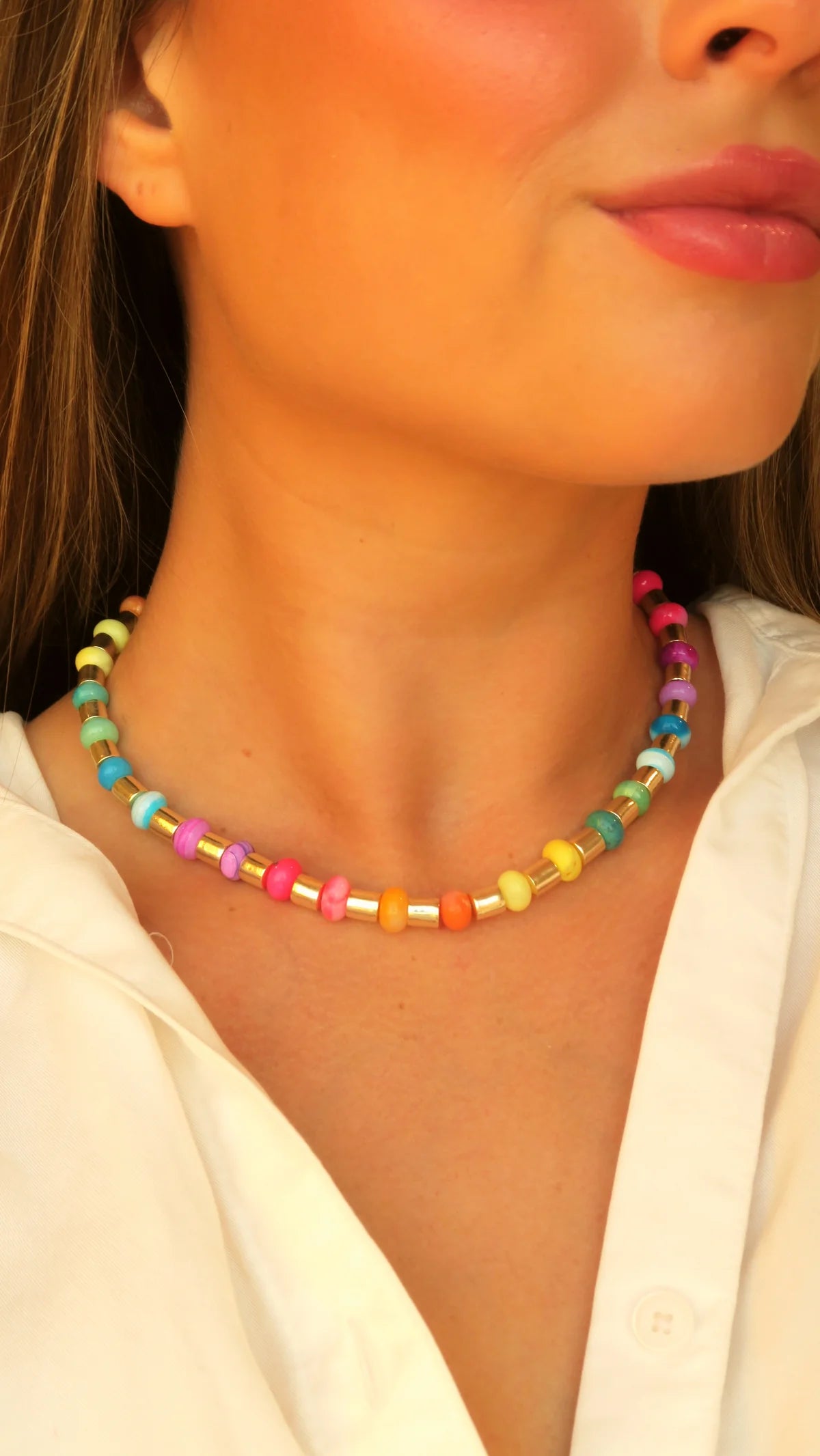 Golden Collar necklace QC3