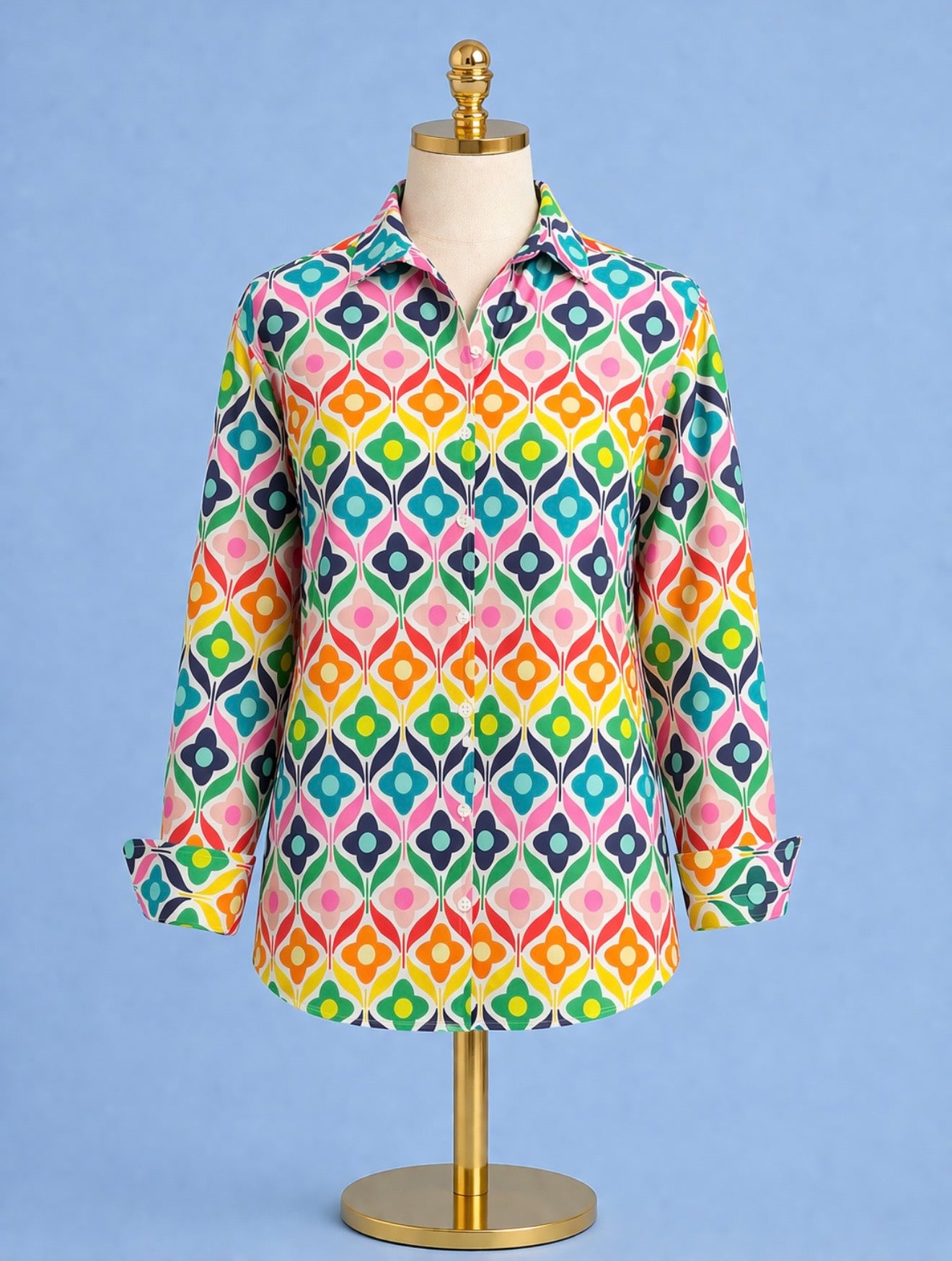 Boyfriend Top/ yellow multi
