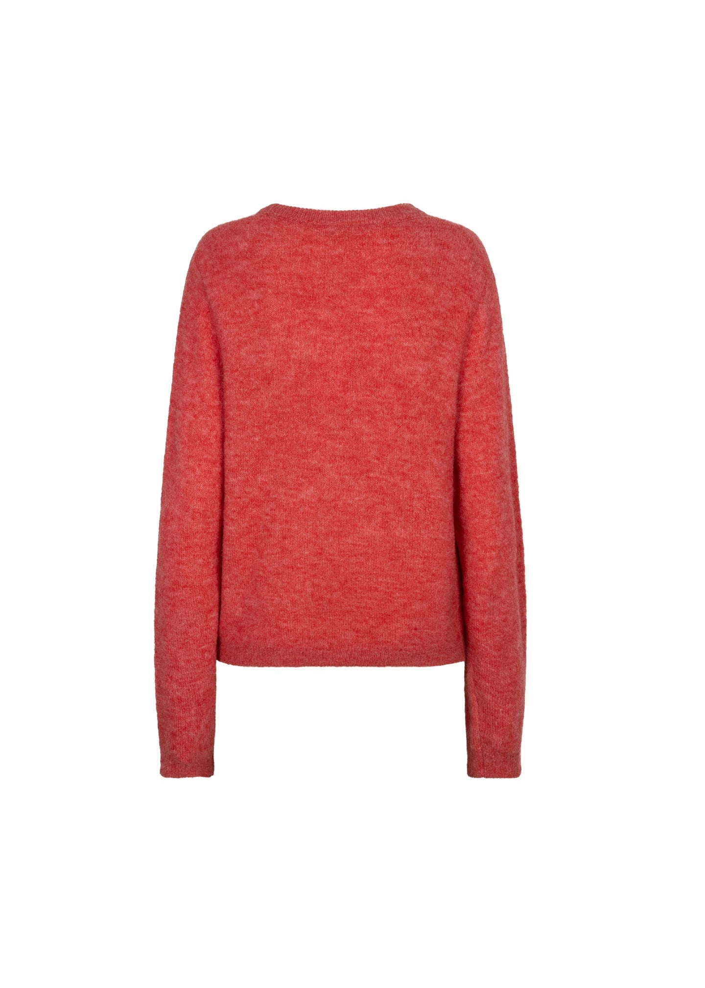 Heart Button Cardigan sweater/ raspberry