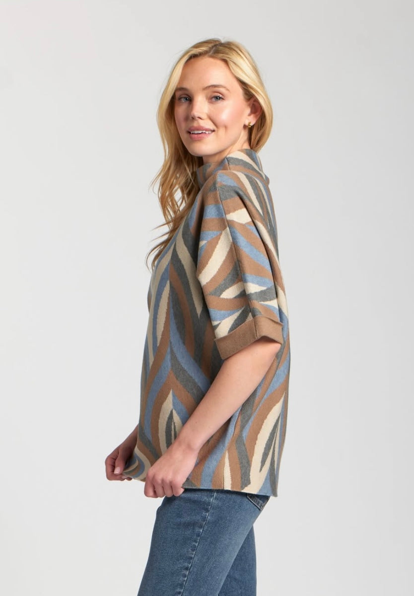 Mocha Sweater with cuffs