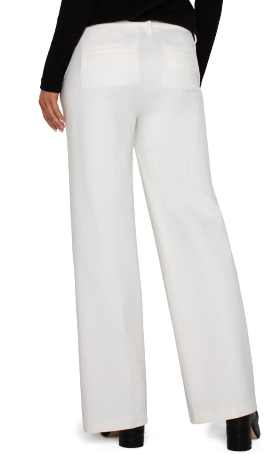 Liverpool Kelsey wide leg trouser vintage white