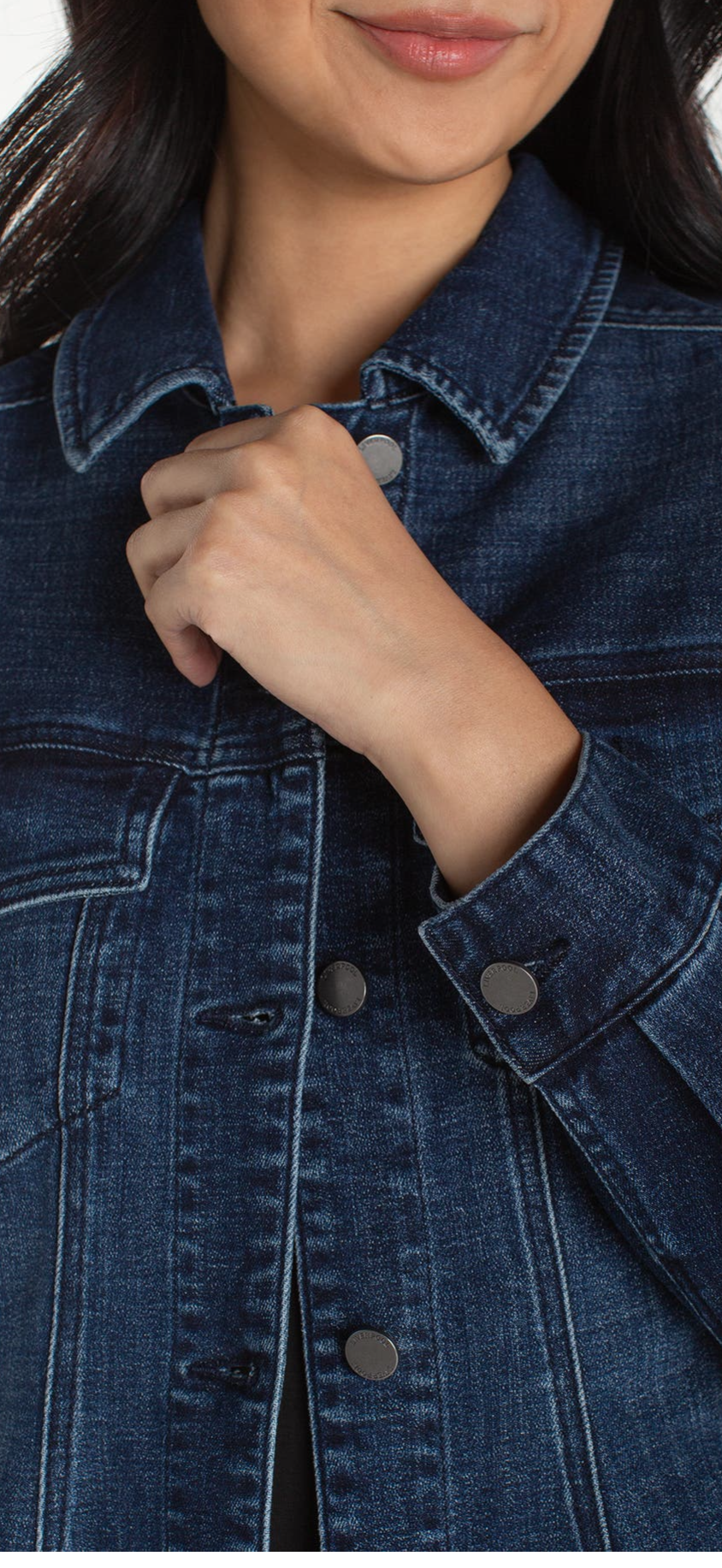 Fit and Flare Trucker Jacket / Delancy